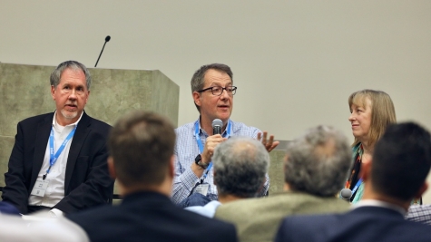 ALCF's David Martin participates in a panel discussion at the 2024 Energy HPC Conference
