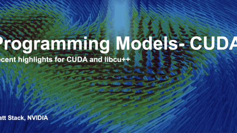 Programming Models: CUDA  Title Slide