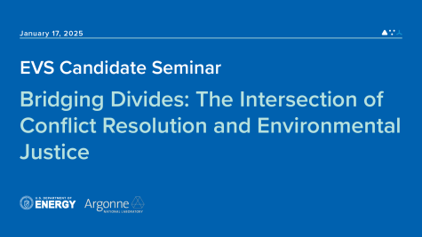 EVS Seminar Graphic featuring title and date