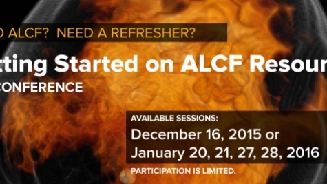 Register today for a Getting Started videoconference at the ALCF.