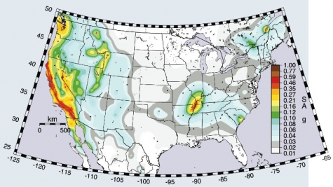 seismic hazard map