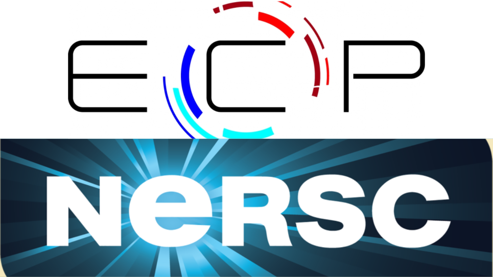 ECP NERSC logos