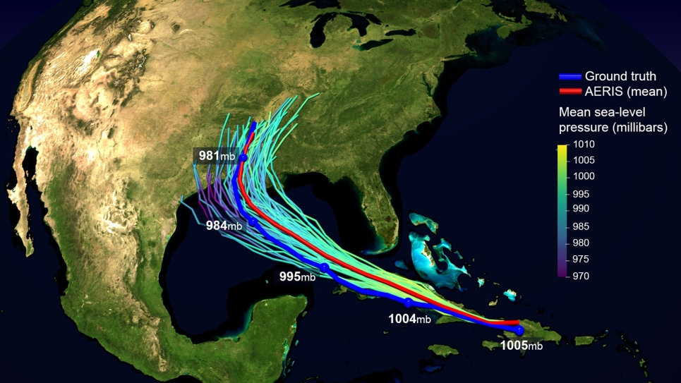 AERIS Hurricane Laura visualization