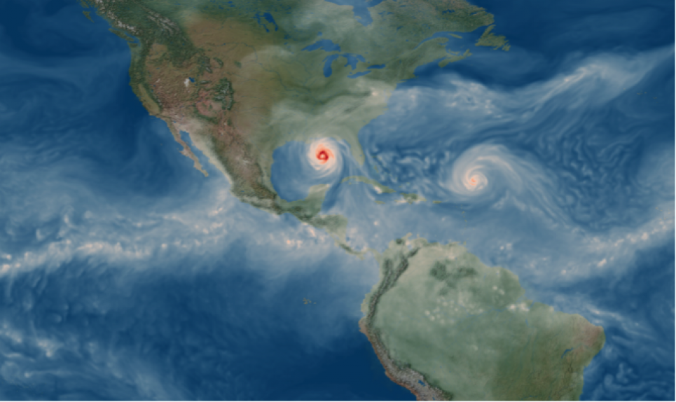 a Category 5 hurricane simulated by the CESM at 13 km resolution