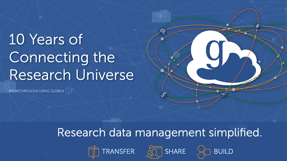 Globus Celebrates Ten Years of Connecting the Research Universe