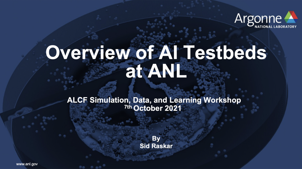 Overview of AI Testbeds at ANL
