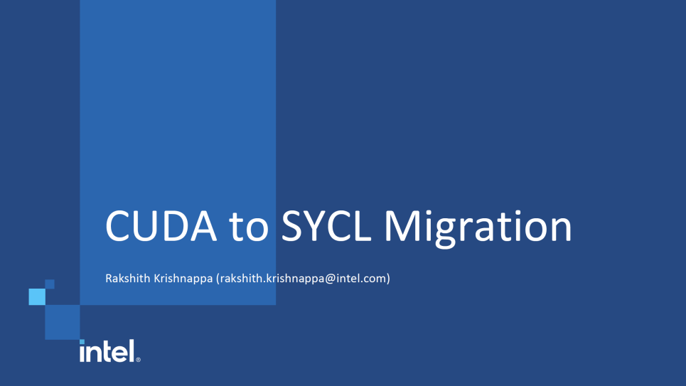 Cuda to SYCL Powerpoint Graphic