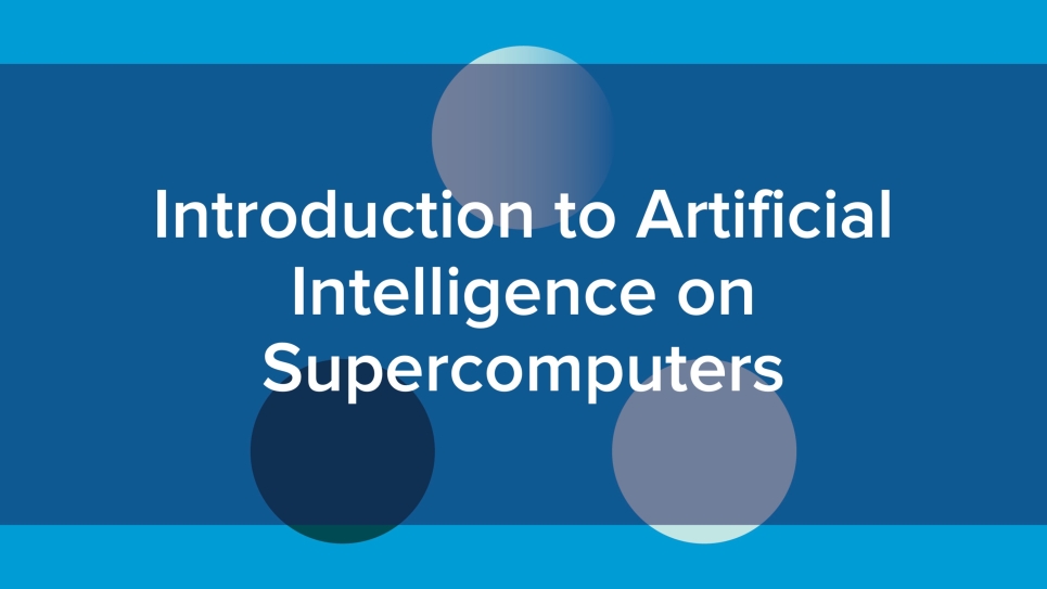 Blue graphic with title text.