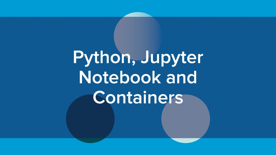 Blue graphic with title text.