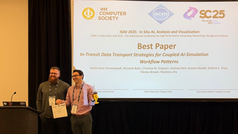 ISAV 2025 Best Paper Award